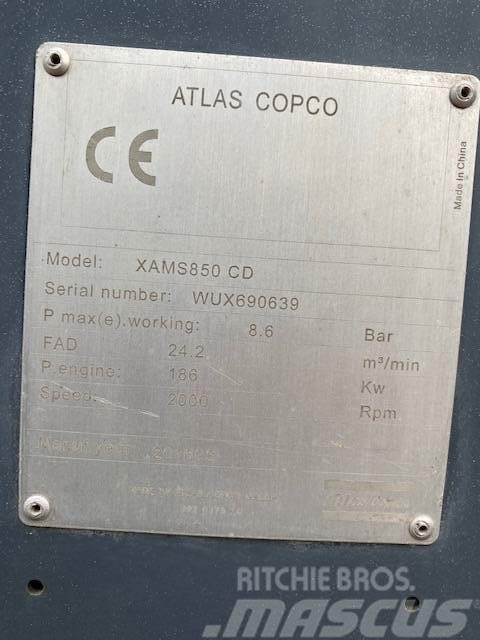 Atlas Copco XAMS 850 CD 7 Kompressorid