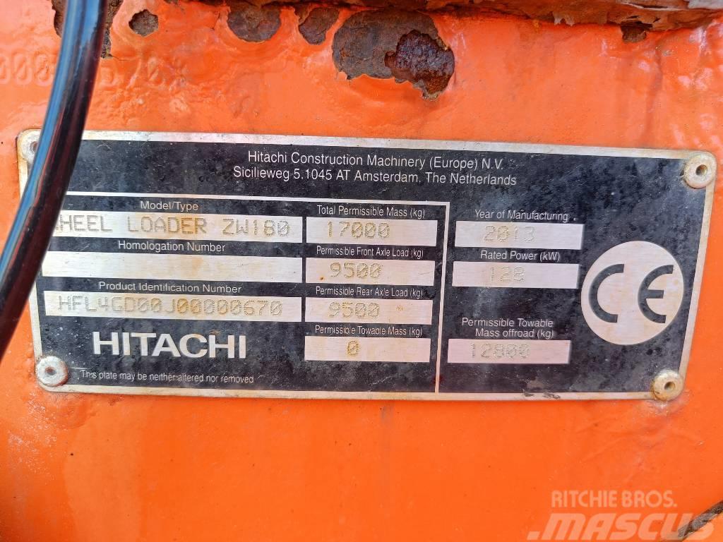 Hitachi ZW 180 Rataslaadurid