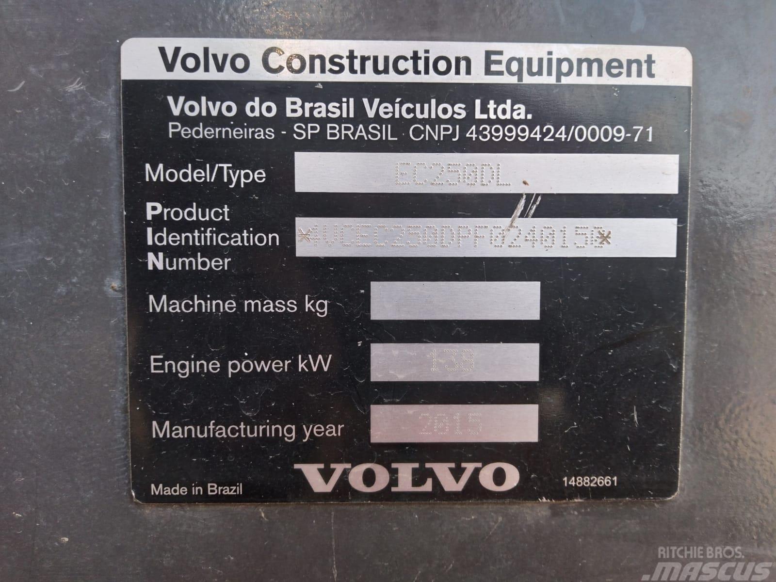 Volvo EC 250 D L Roomikekskavaatorid