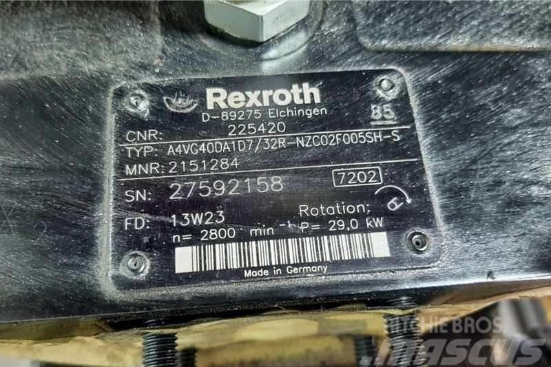 Rexroth Axial Piston Variable Pump A4VG40 Muud veokid