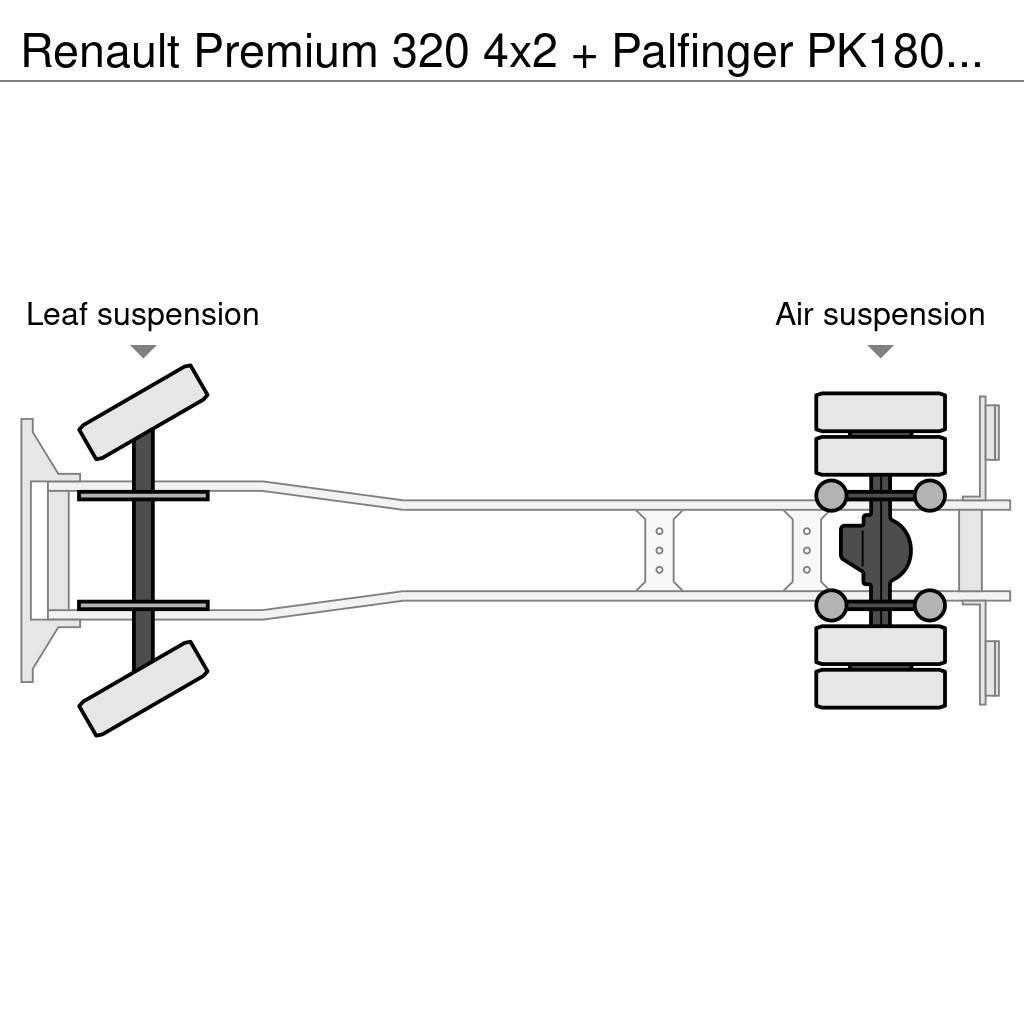 Renault Premium 320 4x2 + Palfinger PK18002-EH C (Year 201 Konksliftveokid