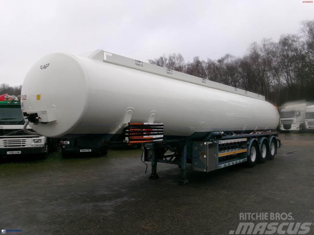 LAG Fuel tank alu 44.5 m3 / 6 comp + pump Tsistern poolhaagised