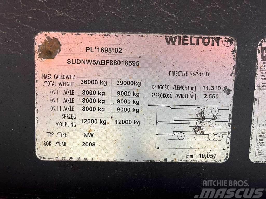 Wielton NW 48 A BOX L=10132 mm / 48 m3 Kallur-poolhaagised