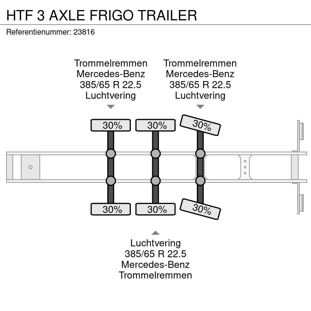 HTF 3 AXLE FRIGO TRAILER Külmikpoolhaagised