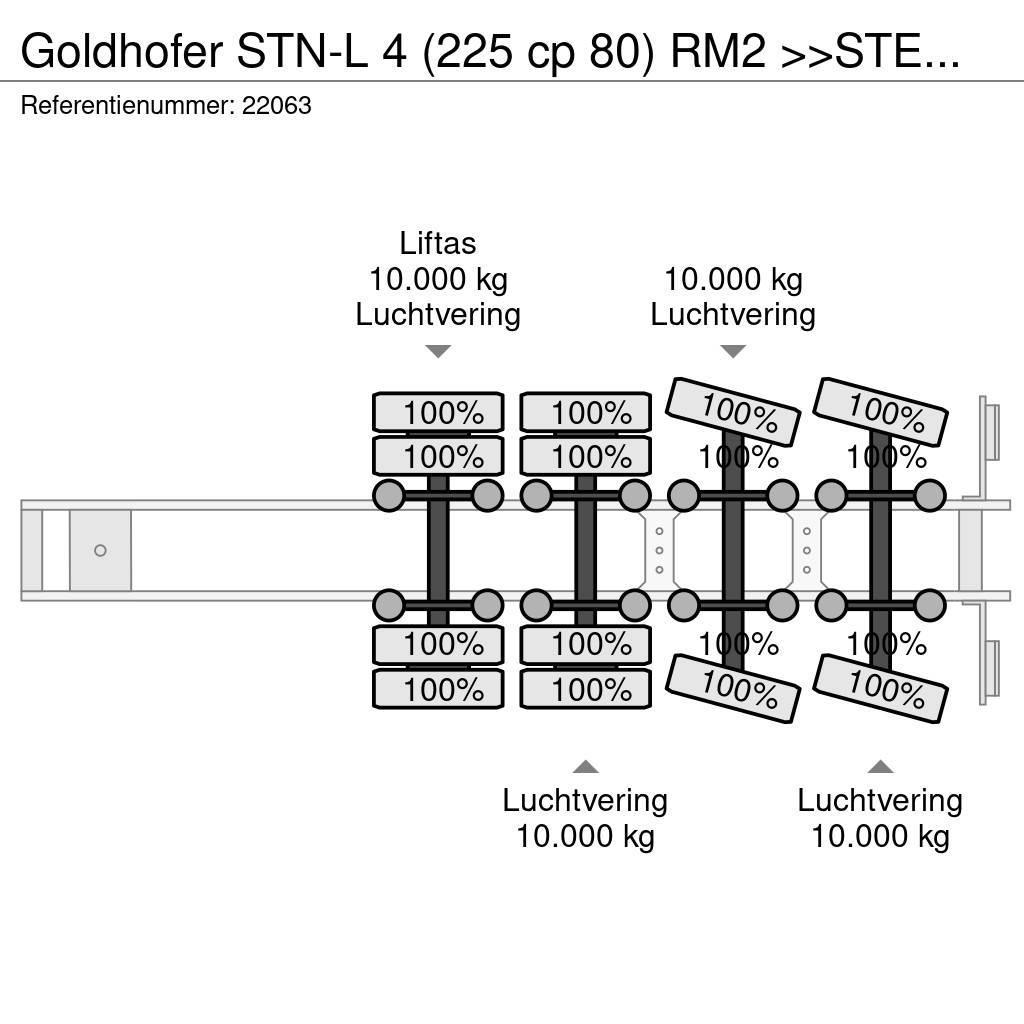 Goldhofer STN-L 4 (225 cp 80) RM2 >>STEPSTAR<< (CARGOPLUS® t Raskeveo poolhaagised