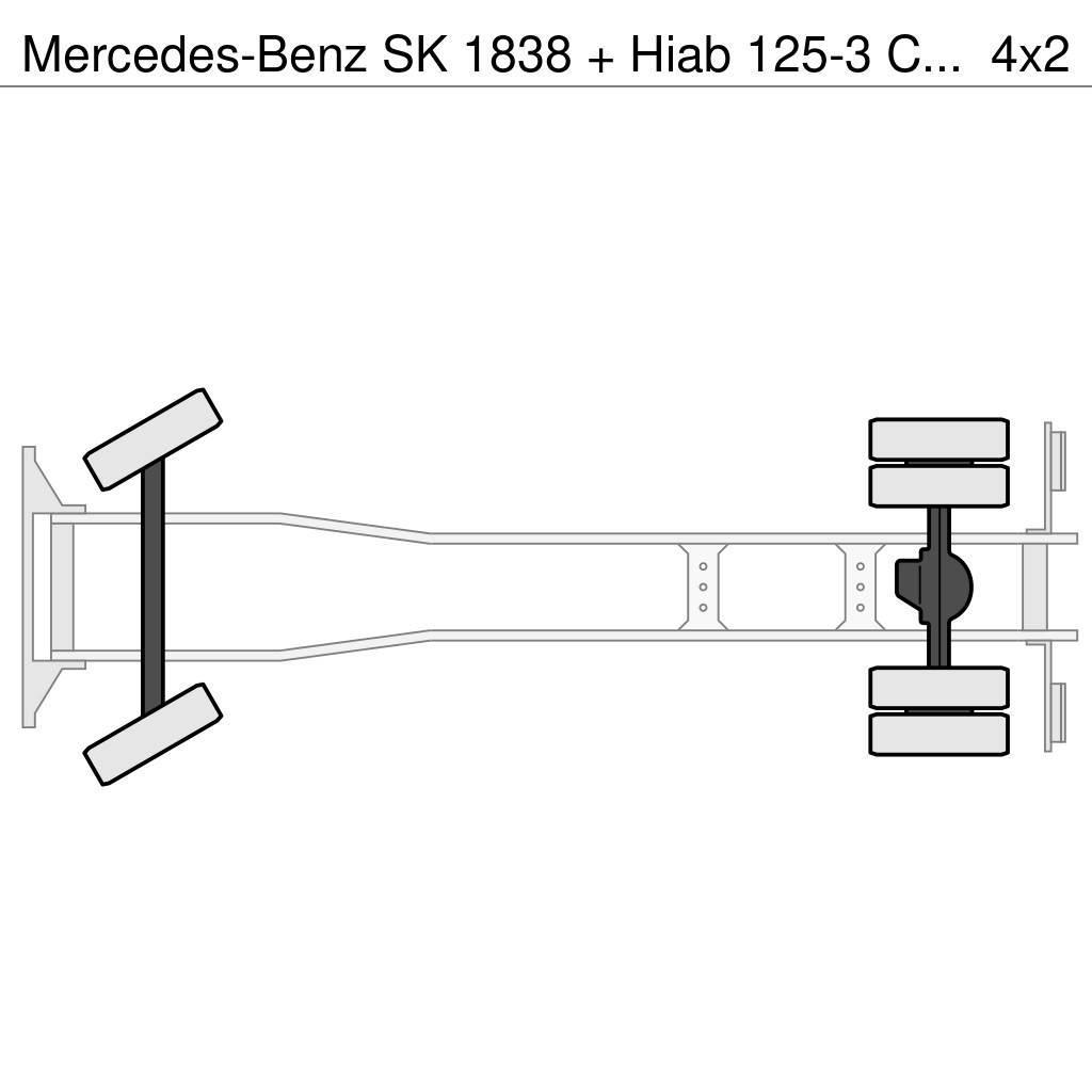 Mercedes-Benz SK 1838 + Hiab 125-3 Crane Maastikutõstukid