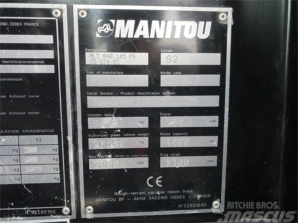 Manitou MLT840-145PS ELITE Põllumajanduslikud teleskoopkäitlejad