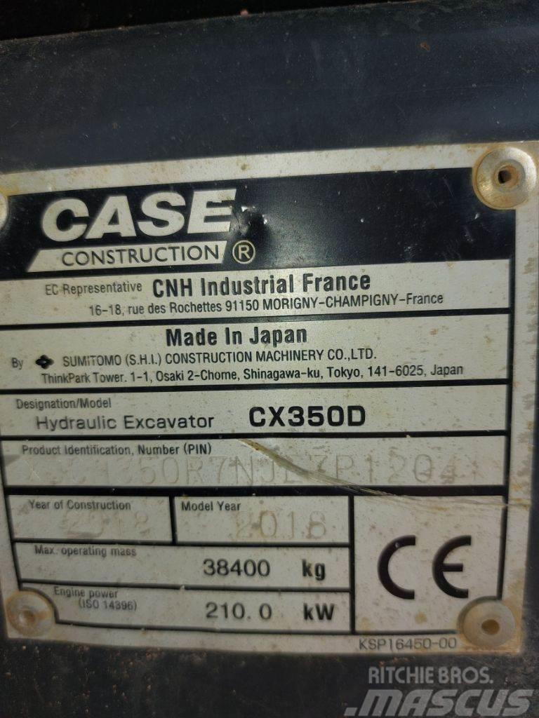 CASE CX 350 D Roomikekskavaatorid