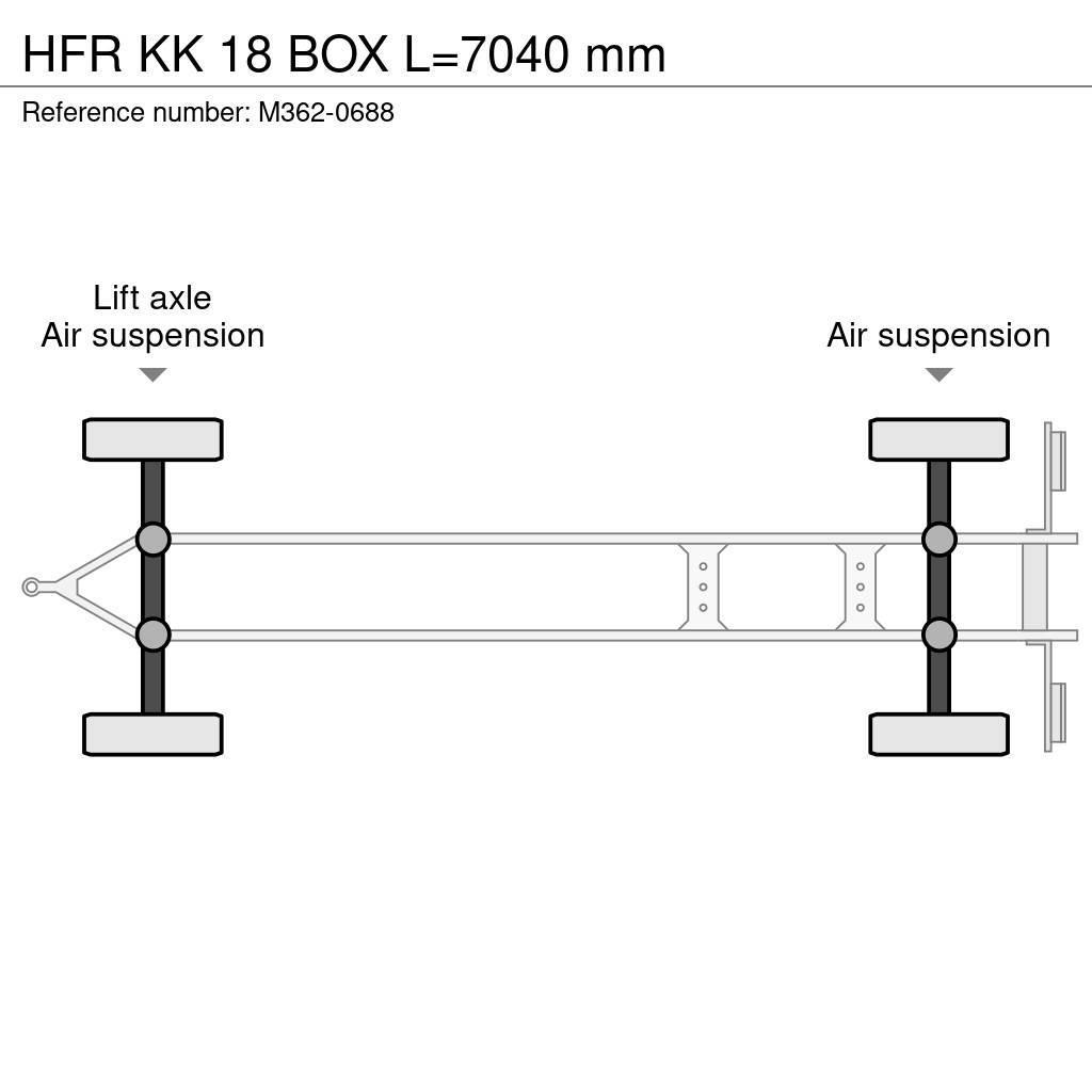 HFR KK 18 BOX L=7040 mm Furgoonhaagised