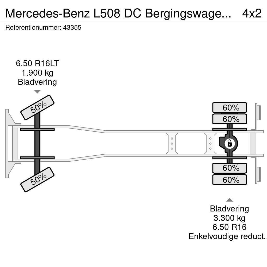 Mercedes-Benz L508 DC Bergingswagen Just 135.534 km! Puksiirid