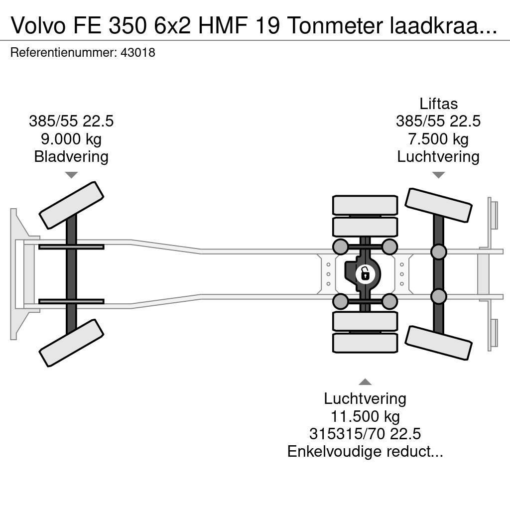 Volvo FE 350 6x2 HMF 19 Tonmeter laadkraan New and Unuse Konksliftveokid