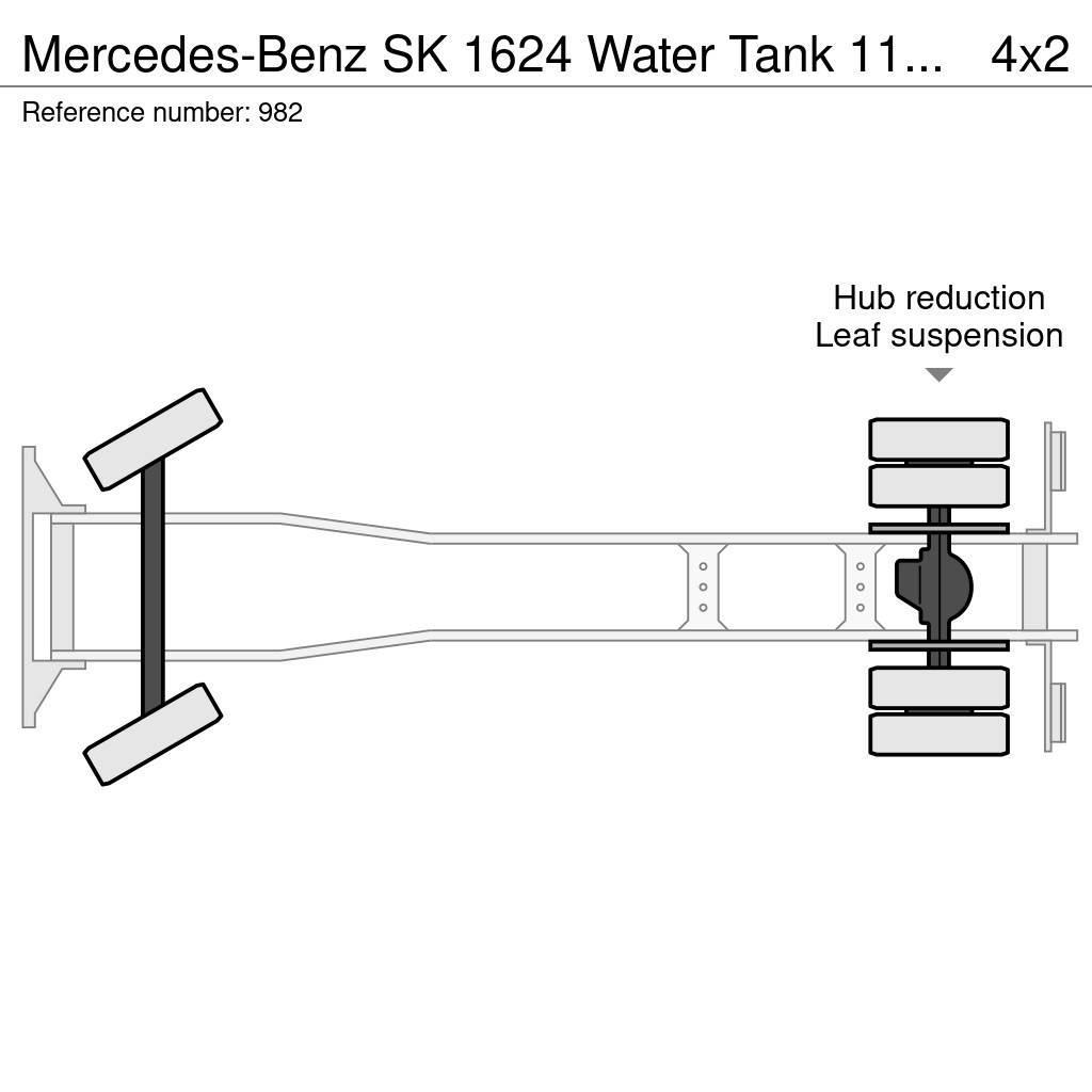 Mercedes-Benz SK 1624 Water Tank 11.000 Liters Spraybar Big Axle Tsisternveokid
