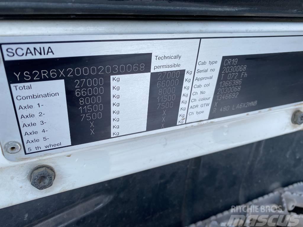 Scania R480 6x2 / RETARDER / HYDRAULICS Sadulveokid