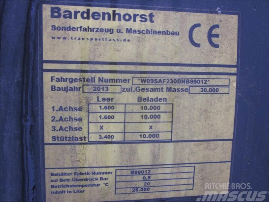  Bardenhorst 25000, 25 cbm, Tanksattelauflieger, Zu Lägapaagid