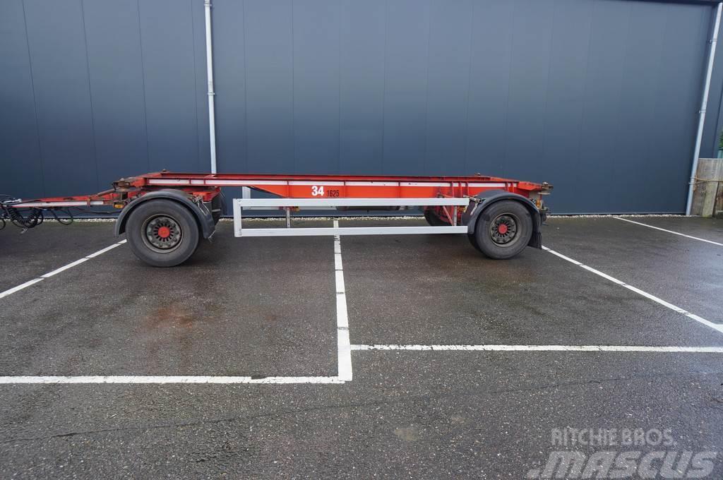 GS Meppel 2 AXLE 20FT CONTAINER TRANSPORT TRAILER Konteinerveohaagised