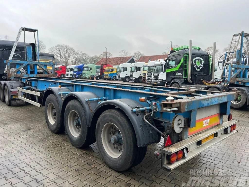 Desot 30FT Tipping Kip chassis SELF Support APK 07-2024 Konteinerveo poolhaagised