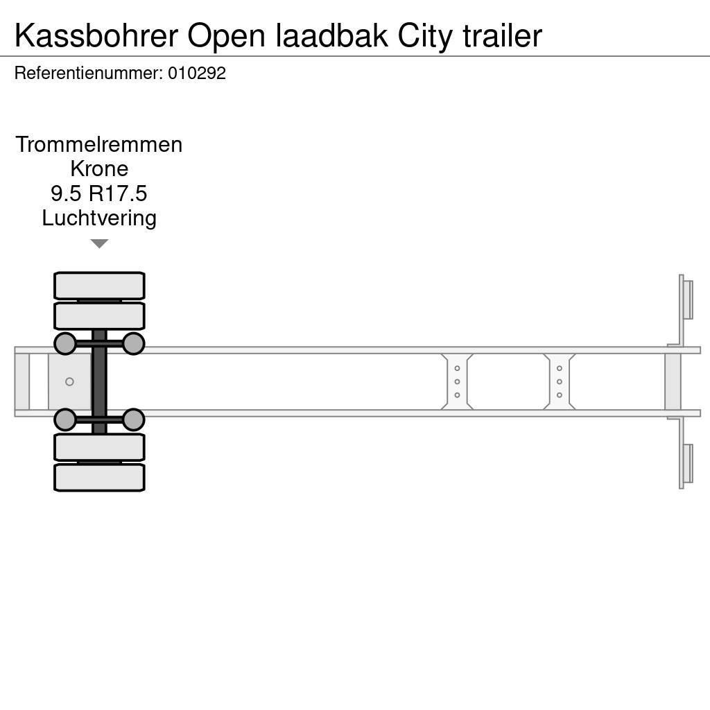 Kässbohrer Open laadbak City trailer Madelpoolhaagised