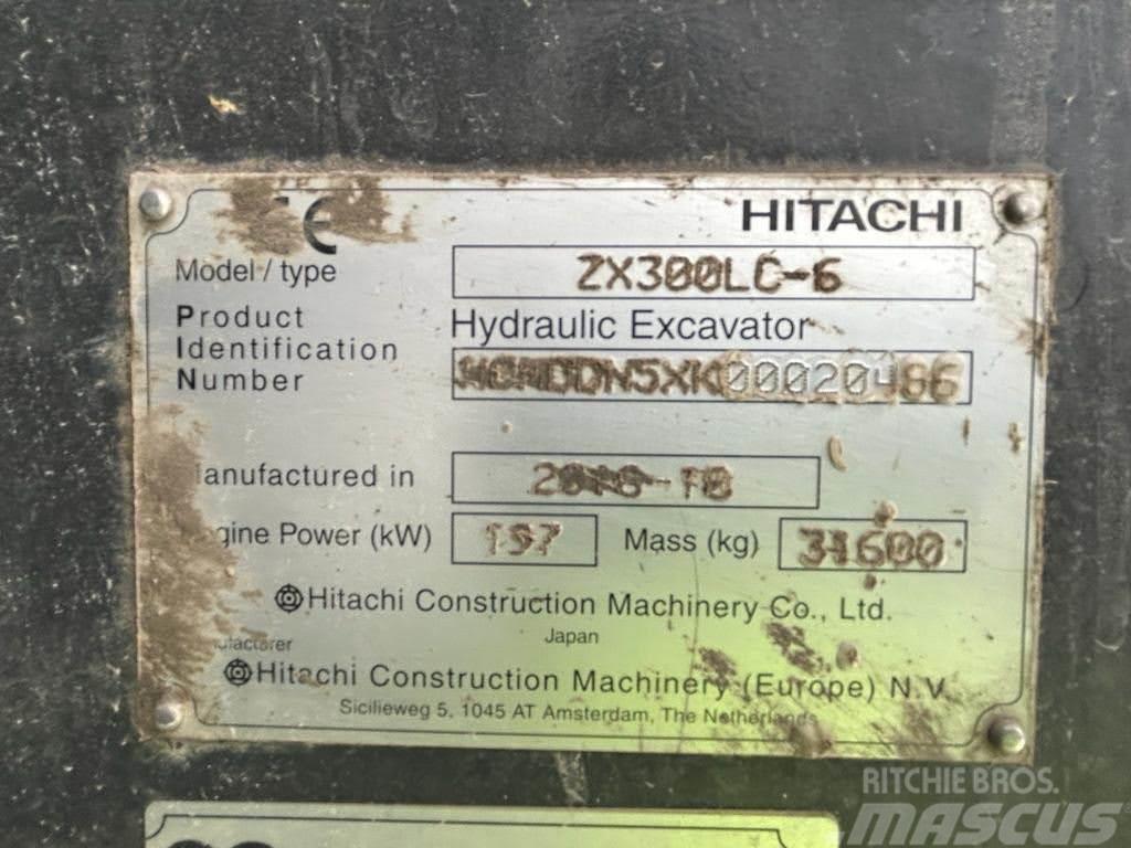 Hitachi ZX 300 LC-6 Roomikekskavaatorid