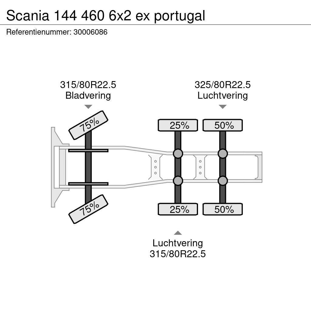 Scania 144 460 6x2 ex portugal Sadulveokid