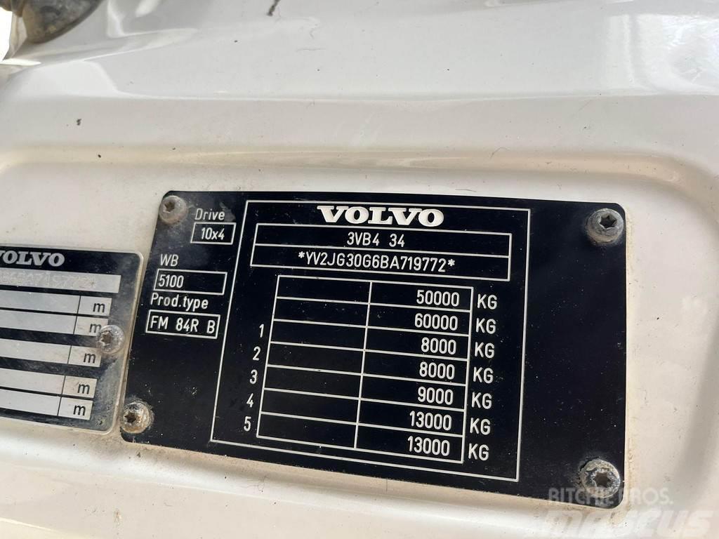 Volvo FMX 500 10x4 RETARDER / FULL STEEL / BOX L=6358 mm Kallurid