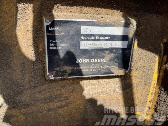John Deere 85G Miniekskavaatorid < 7 t