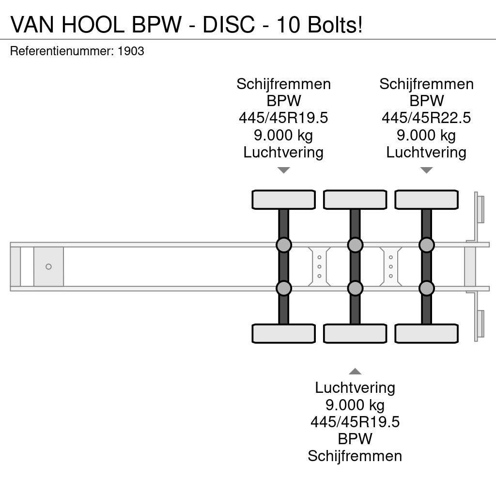 Van Hool BPW - DISC - 10 Bolts! Tentpoolhaagised