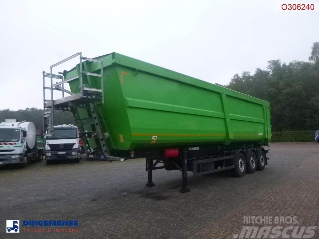 Schmitz Cargobull Tipper trailer steel 58 m3 + tarpaulin Madelpoolhaagised