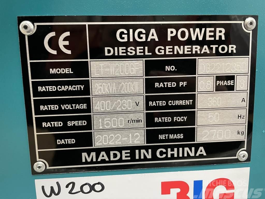  Giga power LT-W200GF 250KVA closed box Muud generaatorid