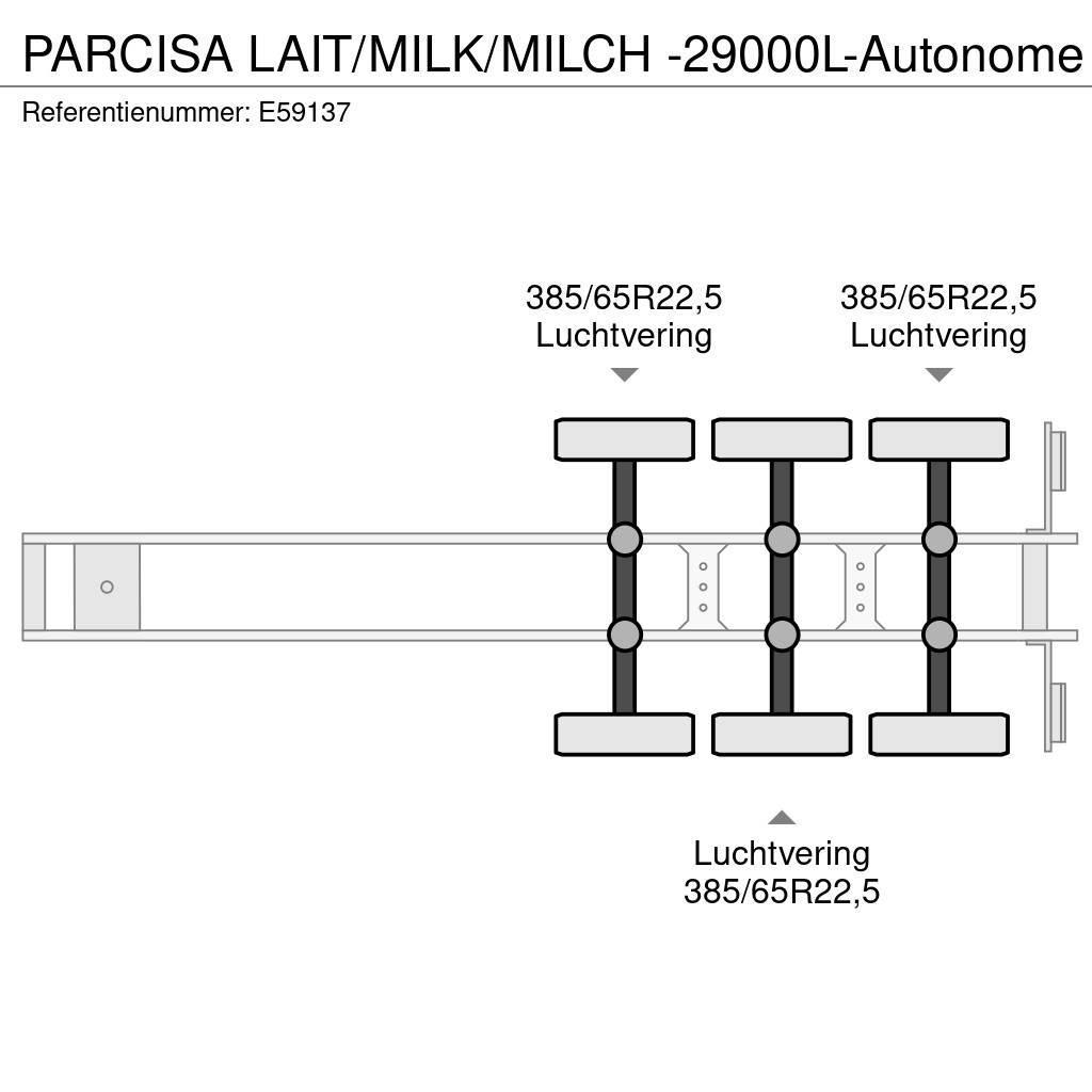  Parcisa LAIT/MILK/MILCH -29000L-Autonome Tsistern poolhaagised