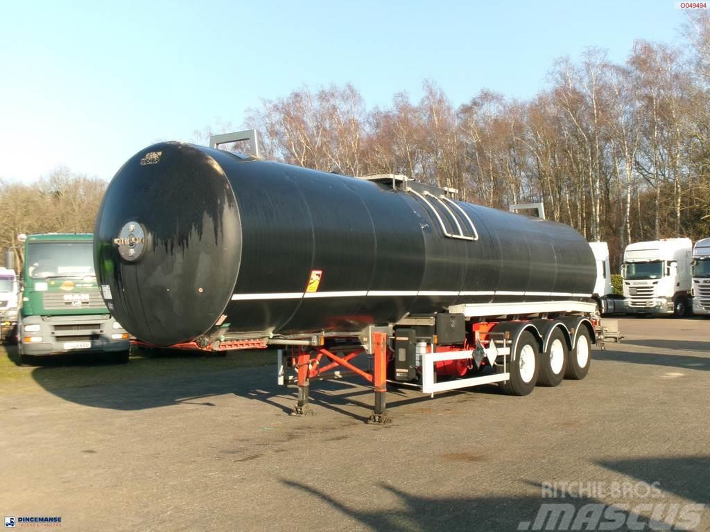 Magyar Bitumen tank inox 31 m3 / 1 comp + ADR Tsistern poolhaagised