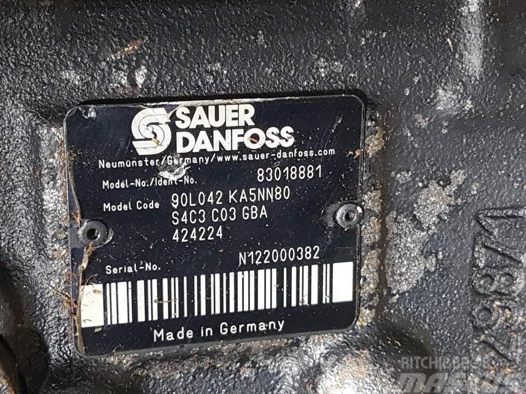 Sauer Danfoss 90L042KA5NN80S4C3-83018881-Drive pump/Fahrpumpe Hüdraulika