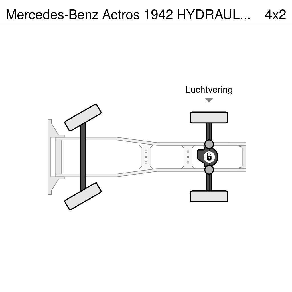 Mercedes-Benz Actros 1942 HYDRAULICS - EURO 5 - ONLY 426 760 KM Sadulveokid