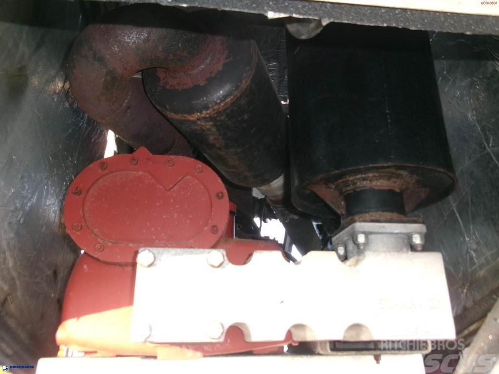 Feldbinder Powder tank alu 42 m3 (tipping) + engine/compresso Kallur-poolhaagised