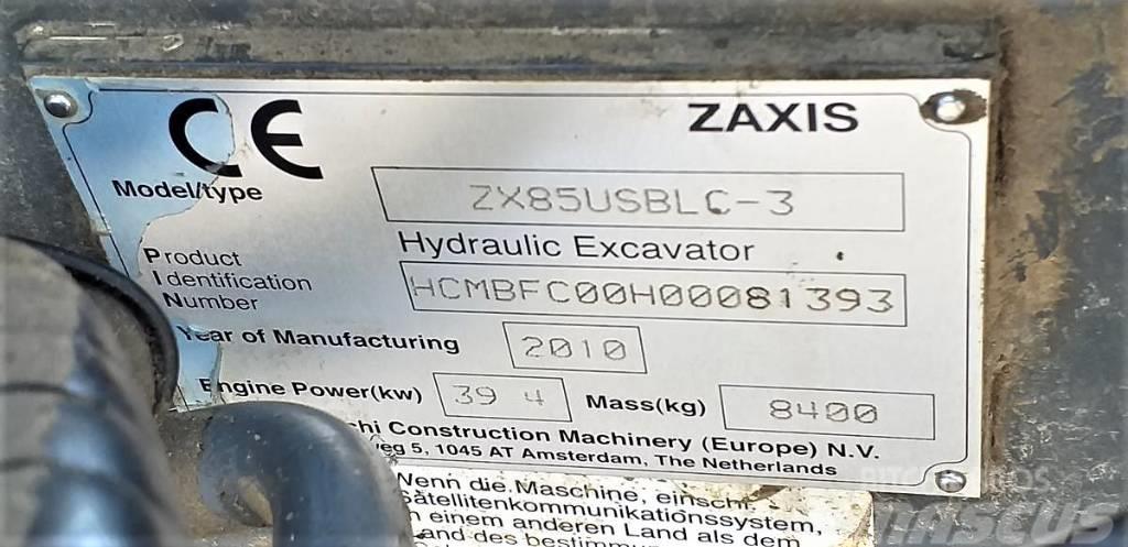  Midikoparka gąsienicowa HITACHI ZX 85 USBLC-3 Väikeekskavaatorid 7t-12t