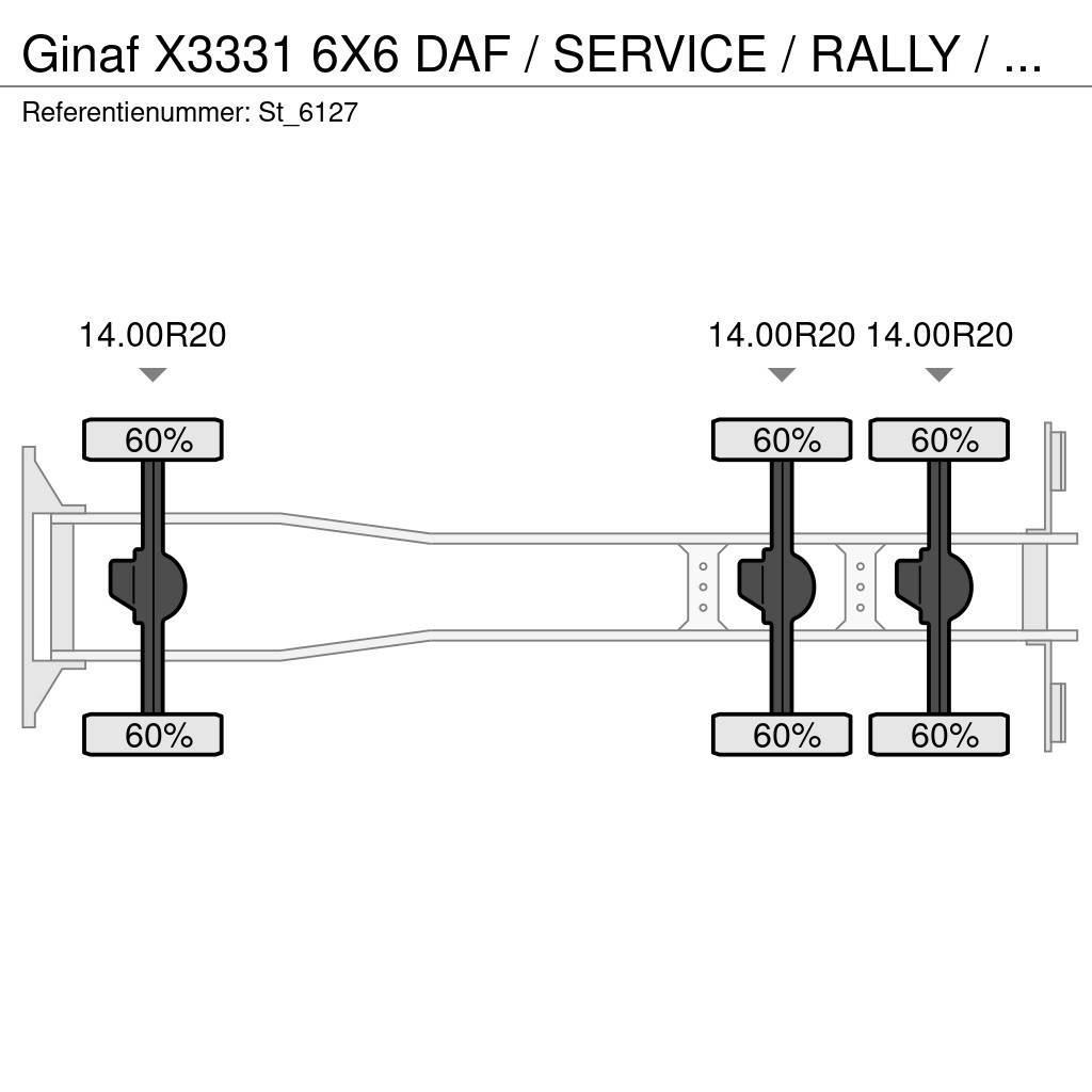 Ginaf X3331 6X6 DAF / SERVICE / RALLY / T5 / DAKAR Furgoonautod
