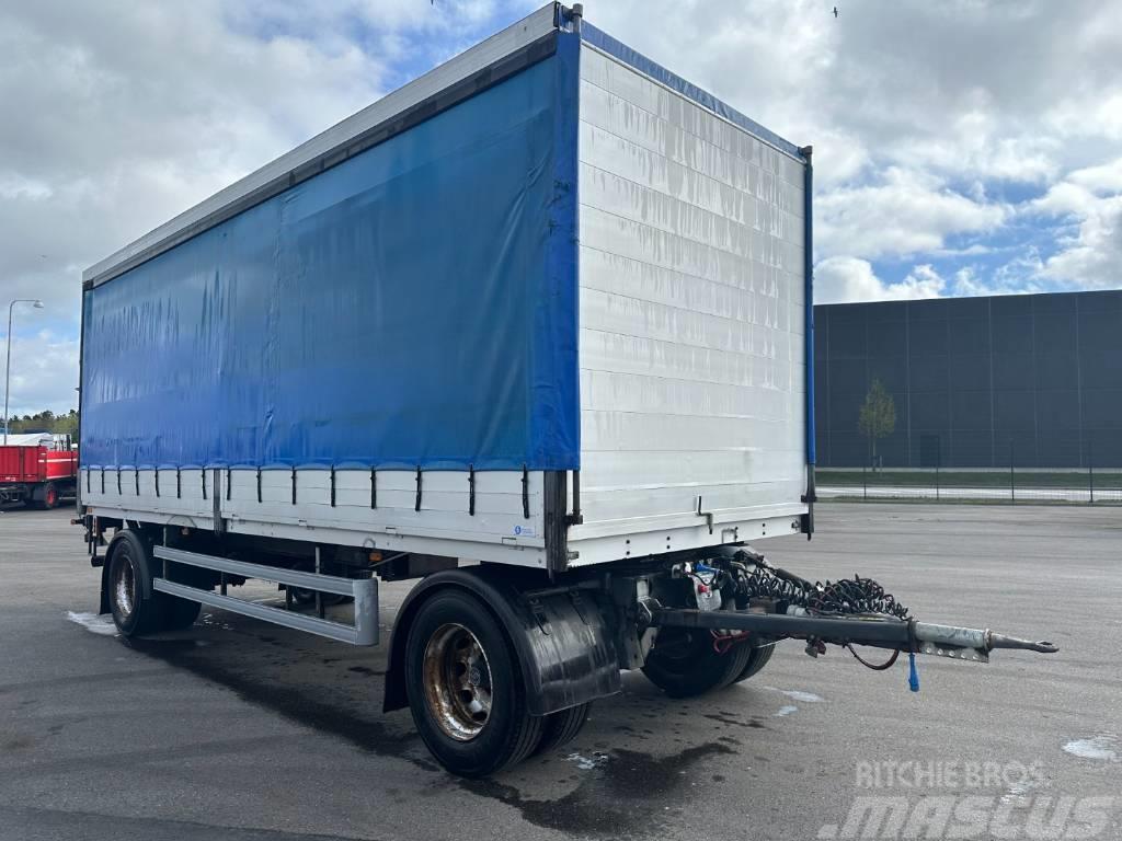 Lecitrailer 2 axle 20 ton. Curtainsider / Pritsche + Plane Tenthaagised