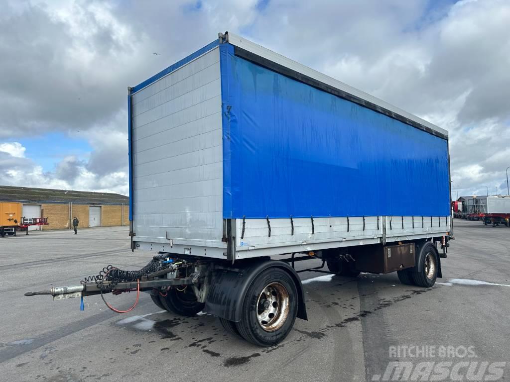 Lecitrailer 2 axle 20 ton. Curtainsider / Pritsche + Plane Tenthaagised