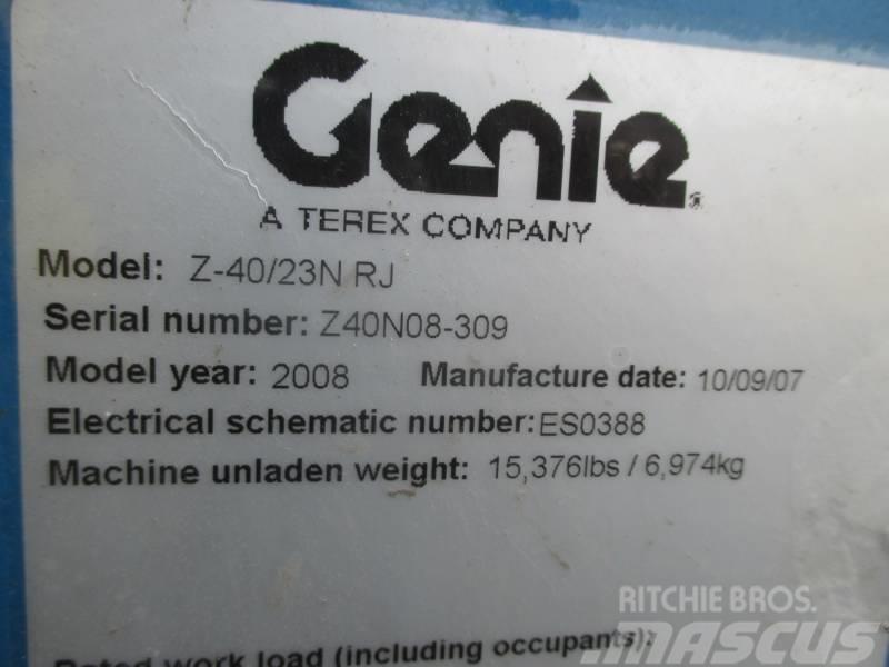 Genie Z 40/23 N RJ Iseliikuvad poomtõstukid
