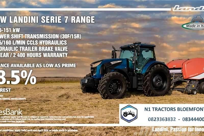 Landini PROMO - Landini Serie 7 Range (116 - 151kW) Traktorid