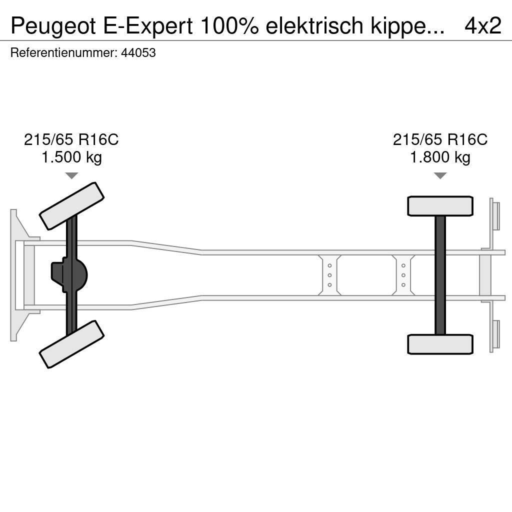 Peugeot E-Expert 100% elektrisch kippende zijlader Prügiautod