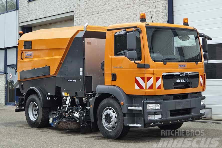 MAN TGM 18.240 BB Road Sweeper Truck (3 units) Tänavapuhastusveokid