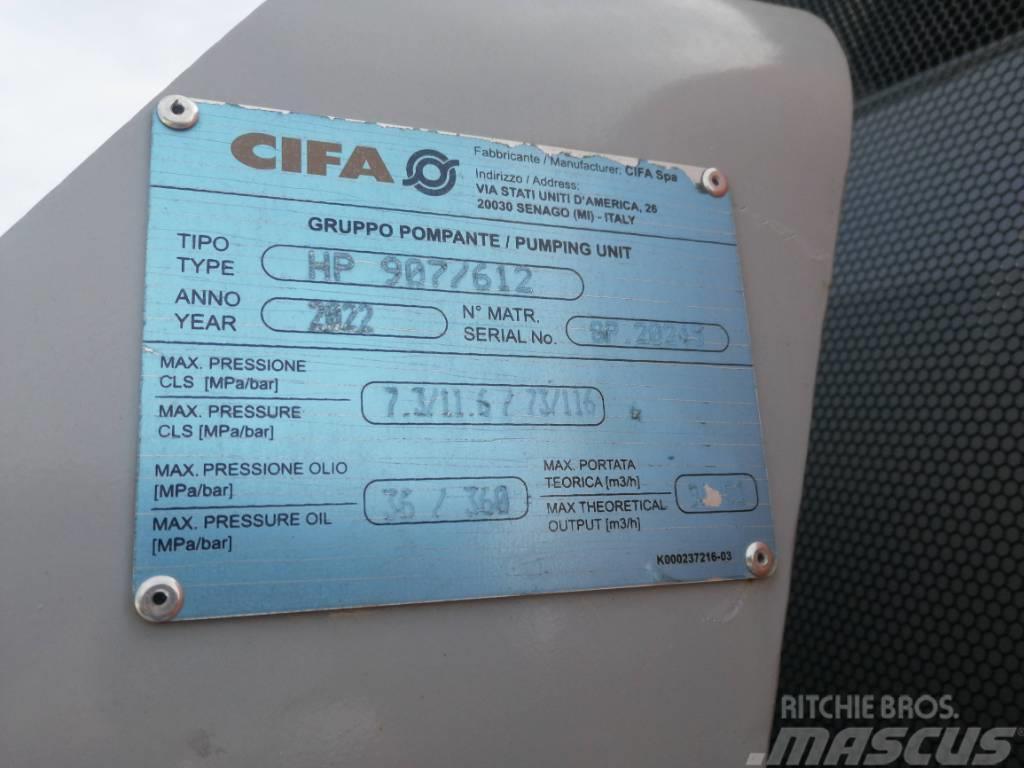 Cifa PC 907/612 D8 Betooni jaotus poomid