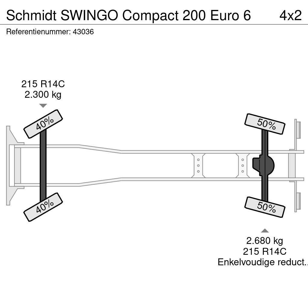 Schmidt SWINGO Compact 200 Euro 6 Tänavapuhastusveokid