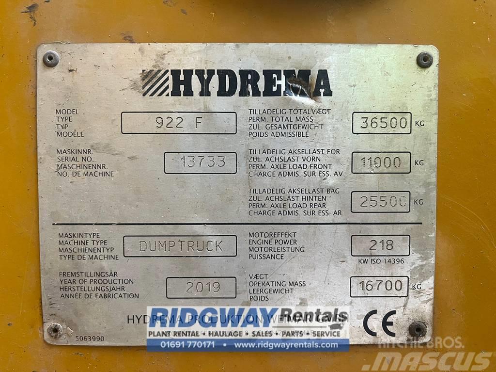 Hydrema 922F Liigendraamiga pinnaseveokid