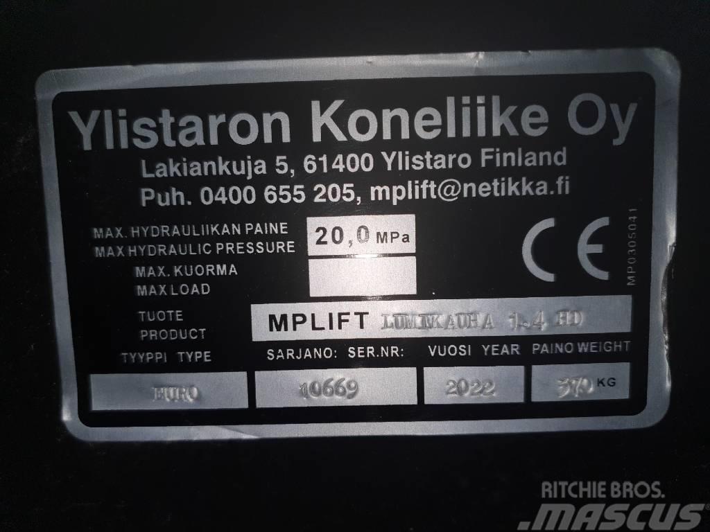 Mp-lift Lumikauha 1,4m3 / 2,4m EURO HD Frontaallaadurite tarvikud