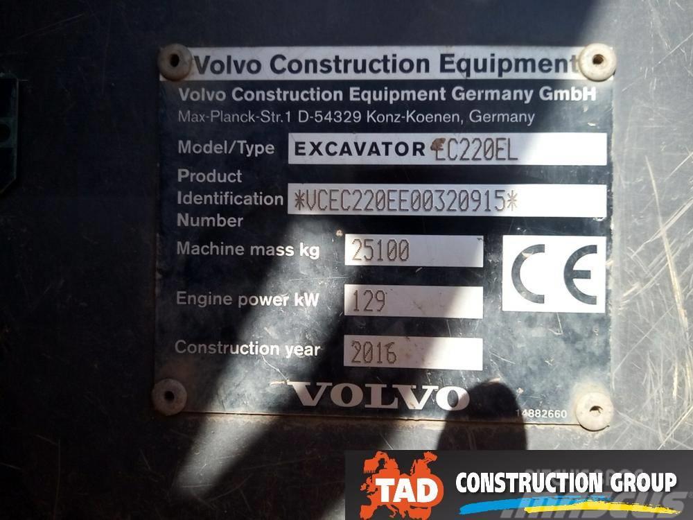 Volvo EC 220 EL Roomikekskavaatorid
