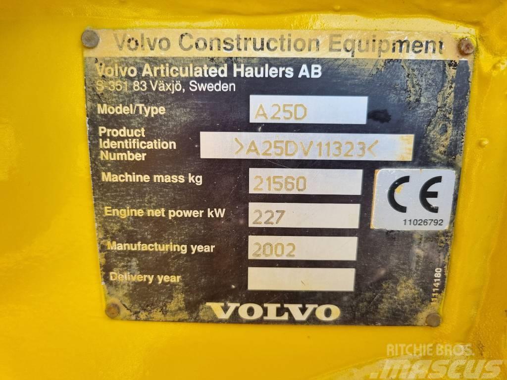 Volvo A 25 D Liigendraamiga pinnaseveokid