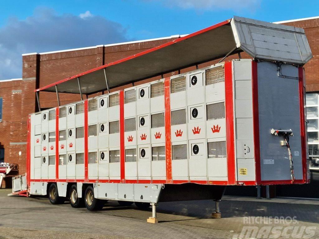  CUPPERS 3 deck livestock trailer - Water & Ventila Loomaveo poolhaagised