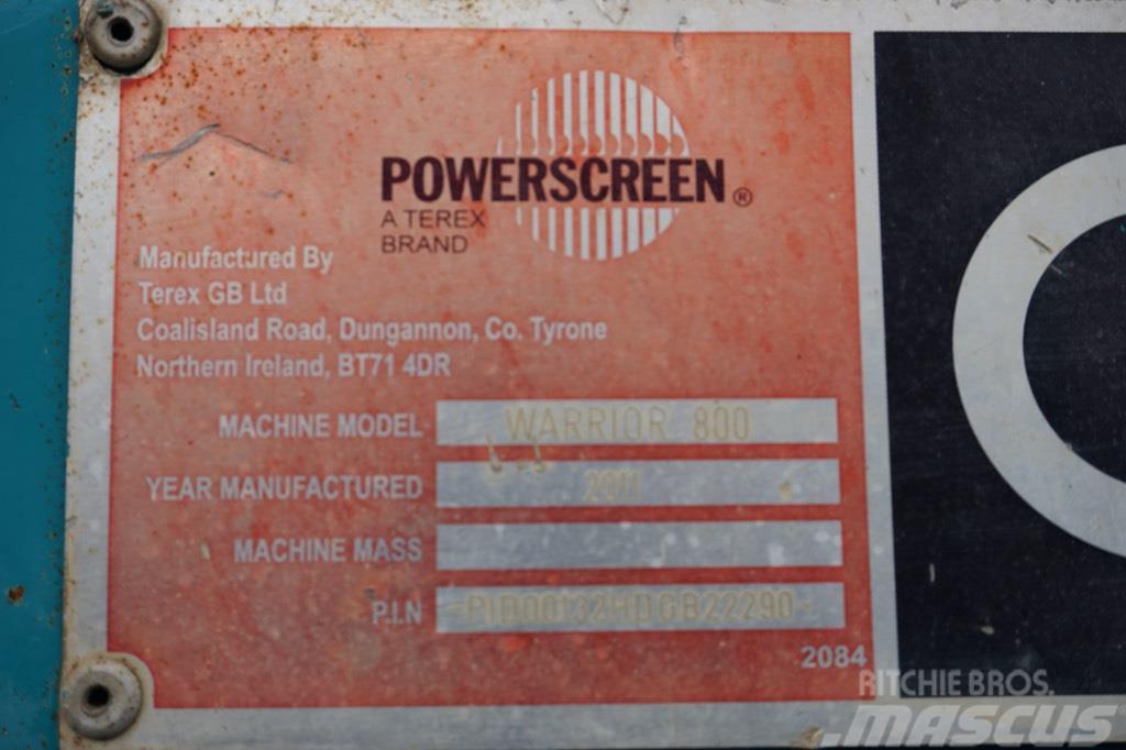 PowerScreen Warrior 800 Iseliikuvad sõelad
