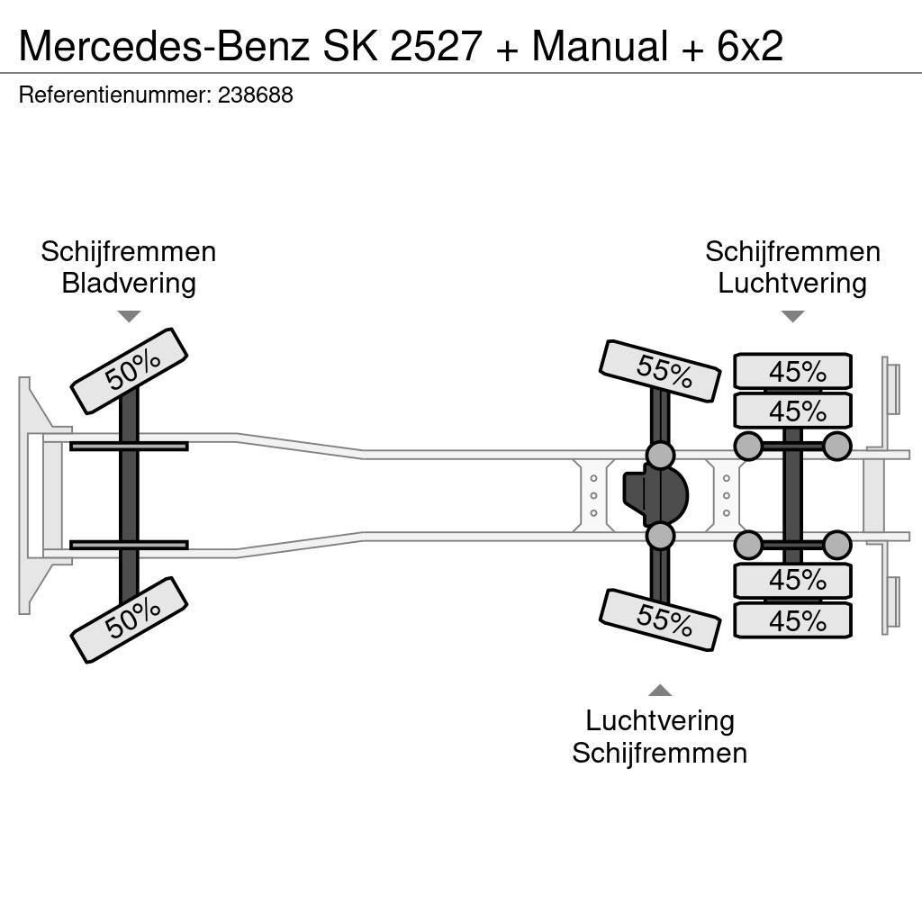 Mercedes-Benz SK 2527 + Manual + 6x2 Raamautod